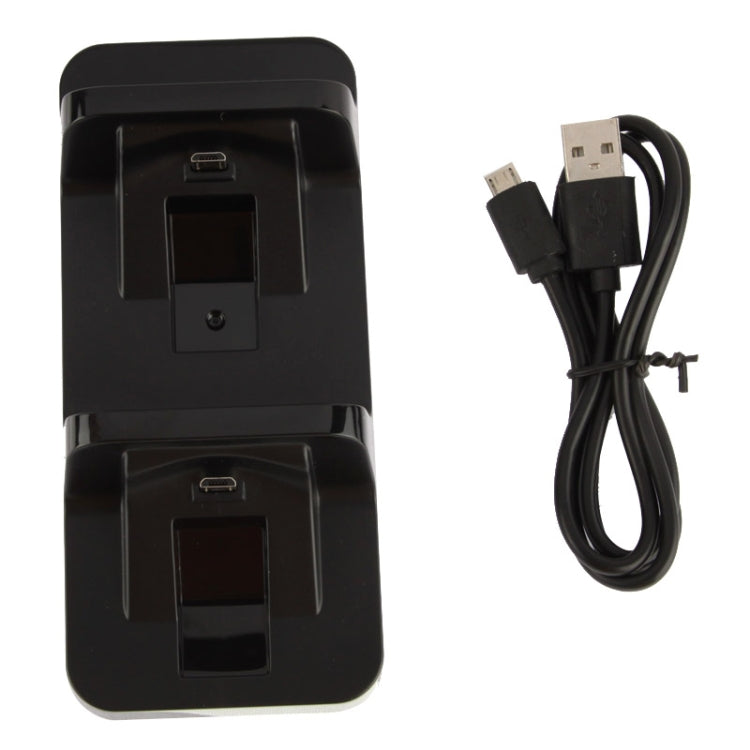 DOBE USB Dual Charger Dock Station สำหรับ PS4 คอนโทรลเลอร์ไร้สาย (TP4-002), TP4-002