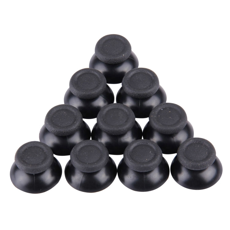 10 PCS Controller จอยสติ๊ก 3D Analog Cap สำหรับ PS4, for PS4 Black