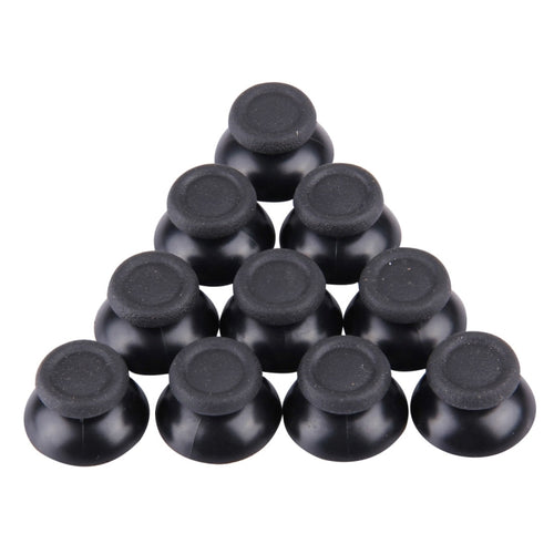 10 PCS Controller จอยสติ๊ก 3D Analog Cap สำหรับ PS4, for PS4 Black