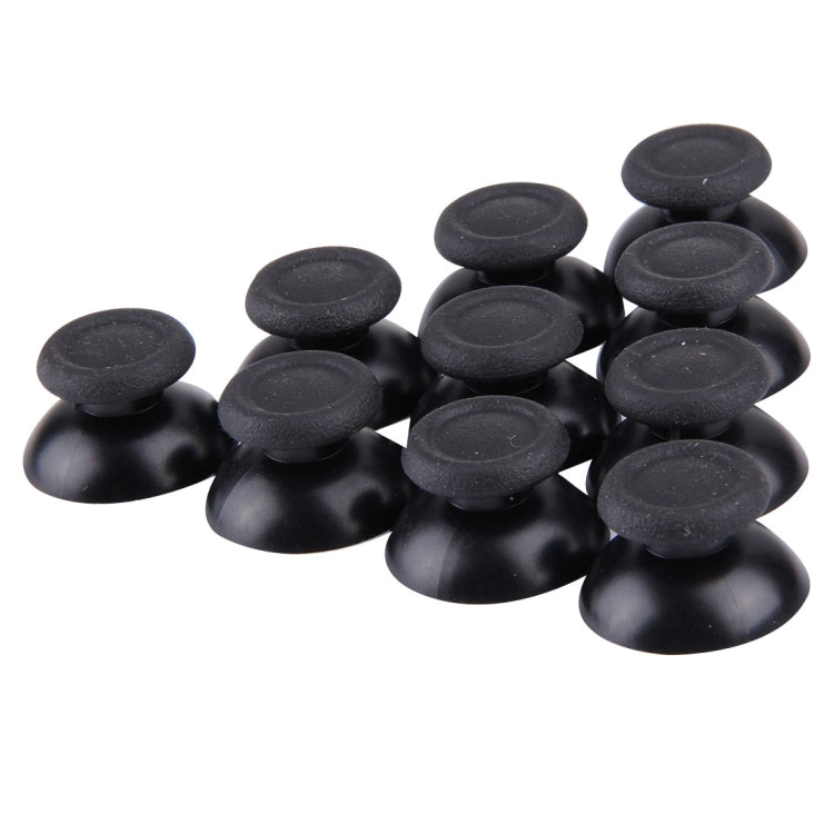 10 PCS Controller จอยสติ๊ก 3D Analog Cap สำหรับ PS4, for PS4 Black