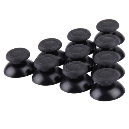 10 PCS Controller จอยสติ๊ก 3D Analog Cap สำหรับ PS4, for PS4 Black