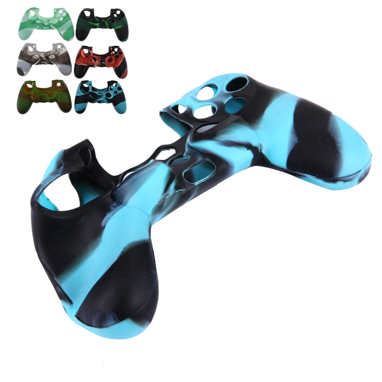 เคสซิลิโคน Camo สำหรับคอนโทรลเลอร์ PS4 การจัดส่งสีแบบสุ่ม, FS-03