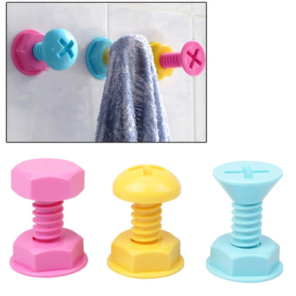 ไม้แขวนเสื้อแขวนผนังสไตล์สกรูสร้างสรรค์สุดเท่, Wall Hook Hanger