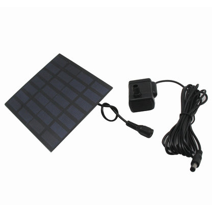 ปั๊มไร้แปรงถ่านแผงโซลาร์เซลล์ 1.2W, Solar Panel Brushless Pump