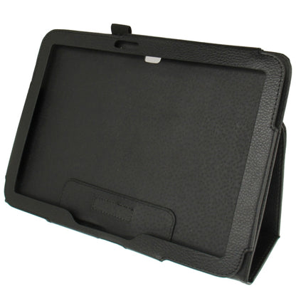 เคสหนังลายลิ้นจี่พร้อมที่วางสำหรับ Galaxy Tab 3 (10.1) / GT-P5200