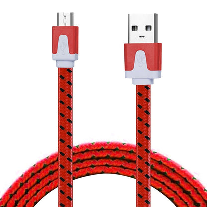 สายถัก Micro USB เป็น USB ข้อมูล / สายชาร์จยาว 2 ม