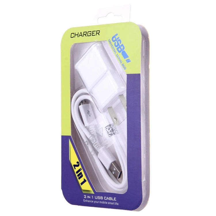 สายซิงค์ USB Micro 5 พิน + ปลั๊กชาร์จสำหรับเดินทางของสหรัฐฯ