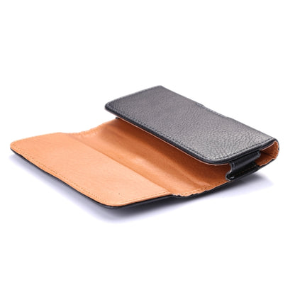 กระเป๋าคาดเอวสไตล์แนวนอนเนื้อลิ้นจี่สำหรับ iPhone 6 / Galaxy S4 / i9500