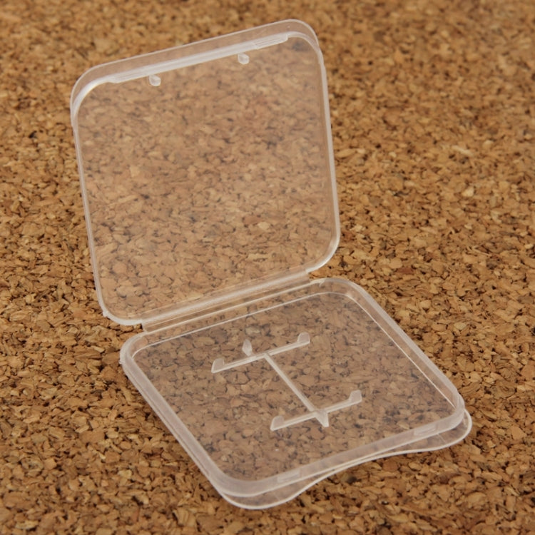 กล่องเก็บการ์ดพลาสติกใส 100 ชิ้นสำหรับการ์ด Micro SD (การ์ด TF), TF Card