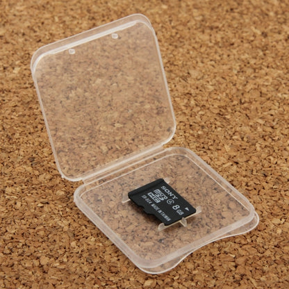 กล่องเก็บการ์ดพลาสติกใส 100 ชิ้นสำหรับการ์ด Micro SD (การ์ด TF), TF Card