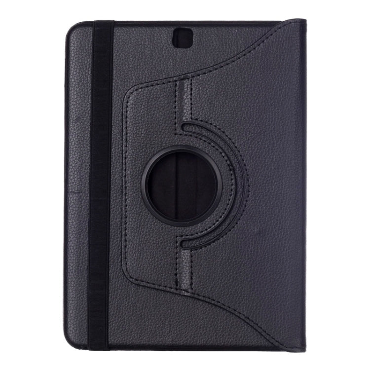 เคสหนังหมุนได้ 360 องศาเนื้อลิ้นจี่พร้อมที่วางอเนกประสงค์สำหรับ Galaxy Tab S2 9.7