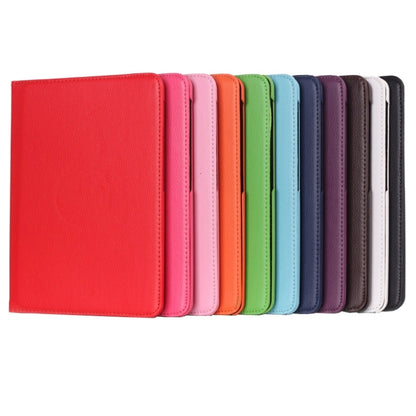 เคสหนังหมุนได้ 360 องศาเนื้อลิ้นจี่พร้อมที่วางอเนกประสงค์สำหรับ Galaxy Tab S2 9.7
