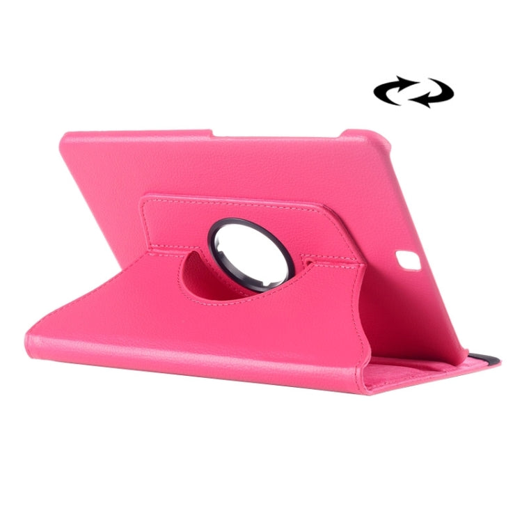 เคสหนังหมุนได้ 360 องศาเนื้อลิ้นจี่พร้อมที่วางอเนกประสงค์สำหรับ Galaxy Tab S2 9.7
