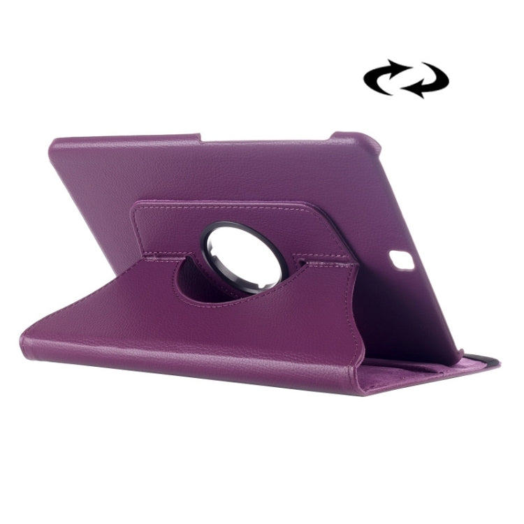 เคสหนังหมุนได้ 360 องศาเนื้อลิ้นจี่พร้อมที่วางอเนกประสงค์สำหรับ Galaxy Tab S2 9.7