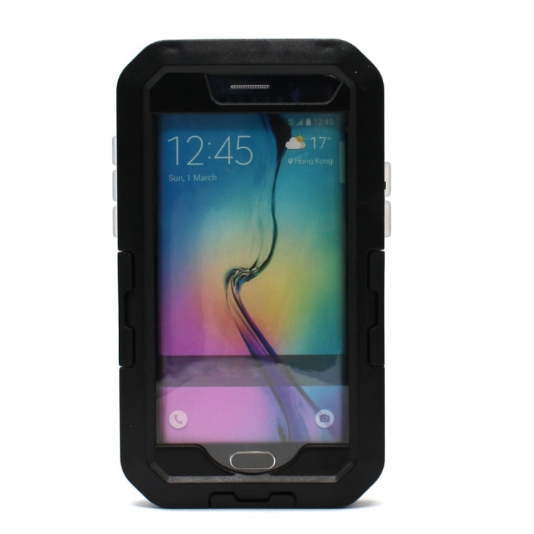 สำหรับ Galaxy S6 edge/G925 IPX4 กันน้ำกันกระแทกกรณียากพร้อมที่ยึดแฮนด์จักรยาน, For Galaxy S6 edge