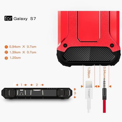 สำหรับ Galaxy S7 / G930 Tough Armor TPU + PC เคสรวม, For Galaxy S7, For Samsung Galaxy S7