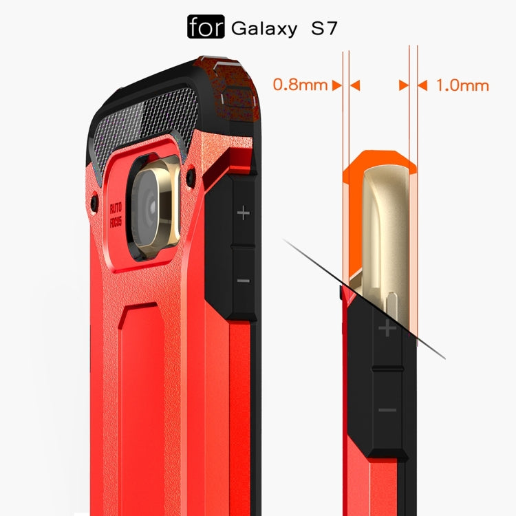 สำหรับ Galaxy S7 / G930 Tough Armor TPU + PC เคสรวม, For Galaxy S7, For Samsung Galaxy S7