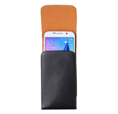 สำหรับ iPhone X และ Galaxy S7 และ S6 / G920 ซองหนังพลิกแนวตั้งเนื้อม้าบ้า / กระเป๋าคาดเอวพร้อมเฝือกด้านหลัง