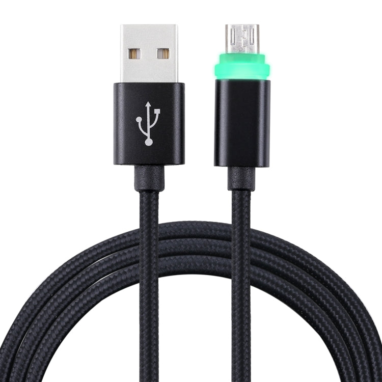 สายซิงค์ข้อมูล Micro USB เข้ากับ USB 2.0 แบบทอยาว 1 ม. พร้อมไฟแสดงสถานะ LED