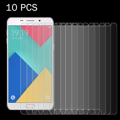 10 ชิ้นสำหรับ Galaxy A9 / A900 0.26mm 9H ความแข็งพื้นผิว 2.5D ฟิล์มกรองแสงนิรภัยป้องกันการระเบิด, 10pcs