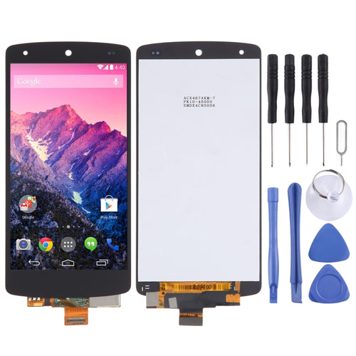 หน้าจอ LCD ต้นฉบับและชุดประกอบ Digitizer สำหรับ Google Nexus 5 / D820 / D821, For Google Nexus 5 & Nexus 5