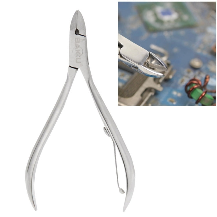 บากู BK-108 คุณภาพสูงสแตนเลสสตีลตรง Jaw Mini Micro Precision คีมตัดลวด Nipper เครื่องมือ, BK-108