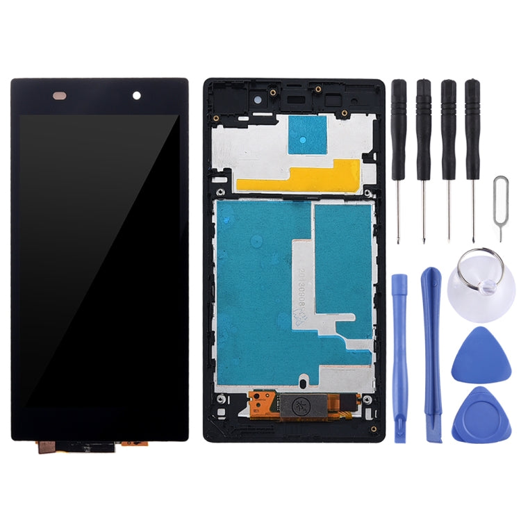จอแสดงผล LCD + แผงสัมผัสพร้อมกรอบสำหรับ Sony Xperia Z1 / L39h / C6902 / C6903 / C6906 / C6943, For Xperia Z1