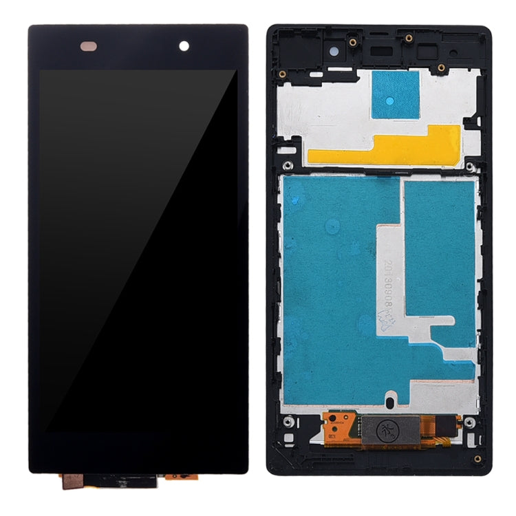 จอแสดงผล LCD + แผงสัมผัสพร้อมกรอบสำหรับ Sony Xperia Z1 / L39h / C6902 / C6903 / C6906 / C6943, For Xperia Z1
