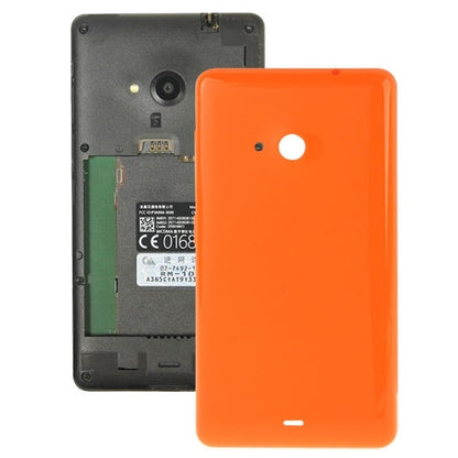 ฝาครอบด้านหลังแบตเตอรี่พลาสติกสีทึบพื้นผิวสดใสสำหรับ Microsoft Lumia 535, For Nokia Lumia 535