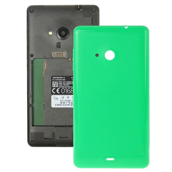 ฝาครอบด้านหลังแบตเตอรี่พลาสติกสีทึบพื้นผิวสดใสสำหรับ Microsoft Lumia 535, For Nokia Lumia 535