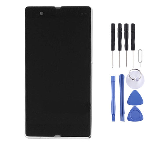 จอแสดงผล LCD + แผงสัมผัสพร้อมกรอบสำหรับ Sony Xperia Z / L36H / C6603 / C6602, For Xperia Z, Xperia Z / L36h (Purple)