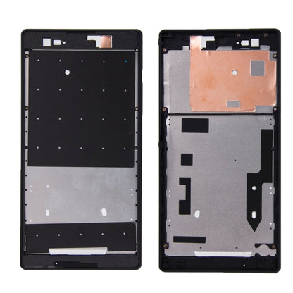 เคสด้านหน้าพร้อมสติ๊กเกอร์กาวสำหรับ Sony Xperia T2 Ultra, For Xperia T2 Ultra(Black)