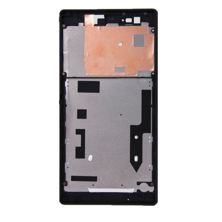 เคสด้านหน้าพร้อมสติ๊กเกอร์กาวสำหรับ Sony Xperia T2 Ultra, For Xperia T2 Ultra(Black)