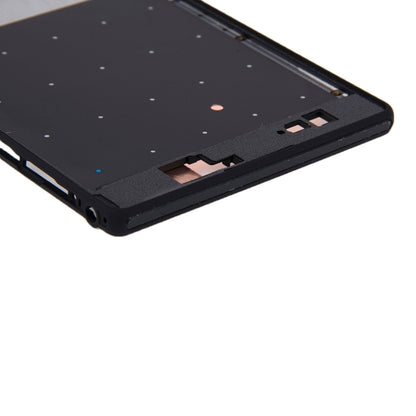 เคสด้านหน้าพร้อมสติ๊กเกอร์กาวสำหรับ Sony Xperia T2 Ultra, For Xperia T2 Ultra(Black)