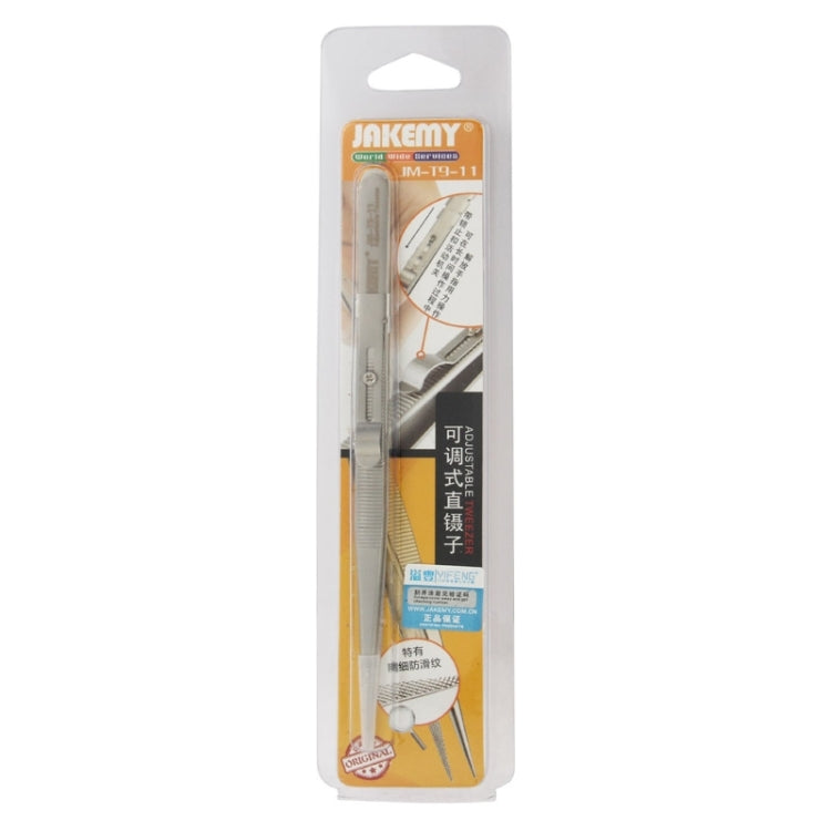 JAKEMY JM-T9-11 แหนบตรงปรับได้, JM-T9-11
