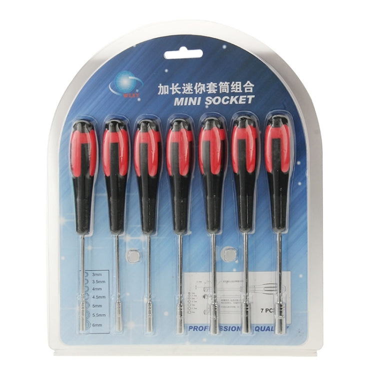 WLXY-2209 7 in 1 Precision Socket Head Screw Driver ชุดเครื่องมือสำหรับเครื่องมือโทรคมนาคม, WLXY-2209