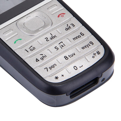 Full Housing Cover (ฝาครอบด้านหน้า + กรอบกลาง + ฝาหลังแบตเตอรี่) สำหรับ Nokia 1200 / 1208 / 1209, For Nokia 1200 / 1208 / 1209, For Nokia 1200