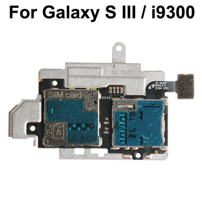 สำหรับ Galaxy S III / i9300 Original Card Socket Flex Cable, For Samsung i9300