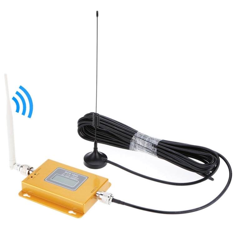 เครื่องขยายสัญญาณโทรศัพท์มือถือ DCS 1800MHz / เครื่องทวนสัญญาณ LCD พร้อมเสาอากาศแบบดูด, DCS 1800MHz