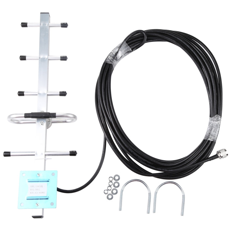 824-960MHZ เสาอากาศ GSM Yagi 12 dBi N ขั้วต่อตัวผู้, ความยาวสายเคเบิล: 15 ม., 824-960MHZ, N Male connector