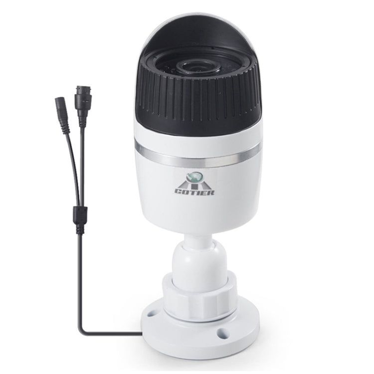 ชุด NVR กล้อง IP Bullet IP 4CH H.264 720P, การมองเห็นกลางคืน IR 30 ม., รองรับอินพุตวิดีโอ / เสียง, 4CH H.264 720P