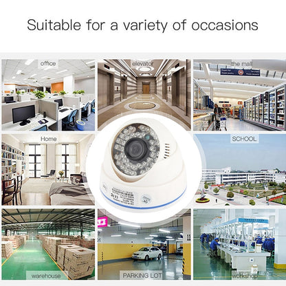 CMOS 420TVL เลนส์ 3.6 มม. วัสดุ ABS กล้องอินฟราเรดสีพร้อม LED 36 ดวง, ระยะ IR: 20 ม., CMOS