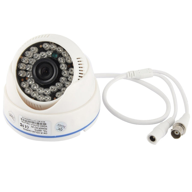 CMOS 420TVL เลนส์ 3.6 มม. วัสดุ ABS กล้องอินฟราเรดสีพร้อม LED 36 ดวง, ระยะ IR: 20 ม., CMOS