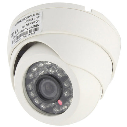 CMOS 420TVL เลนส์ 3.6 มม. วัสดุ ABS กล้องอินฟราเรดสีพร้อม LED 24 ดวง, ระยะ IR: 20 ม., with 24 LED