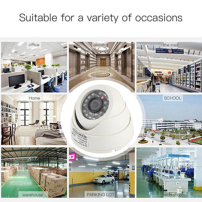 CMOS 420TVL เลนส์ 3.6 มม. วัสดุ ABS กล้องอินฟราเรดสีพร้อม LED 24 ดวง, ระยะ IR: 20 ม., with 24 LED