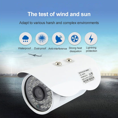 CMOS 420TVL เลนส์ 6 มม. วัสดุโลหะกล้องอินฟราเรดสีพร้อม LED 36 ดวง, ระยะ IR: 20 ม., CMOS 103060 36LED