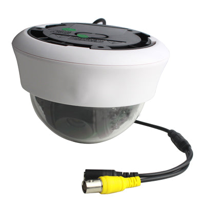 1/3 SONY Color 520TVL กล้อง CCD แบบโดม ระยะ IR: 15 ม, 700TVL
