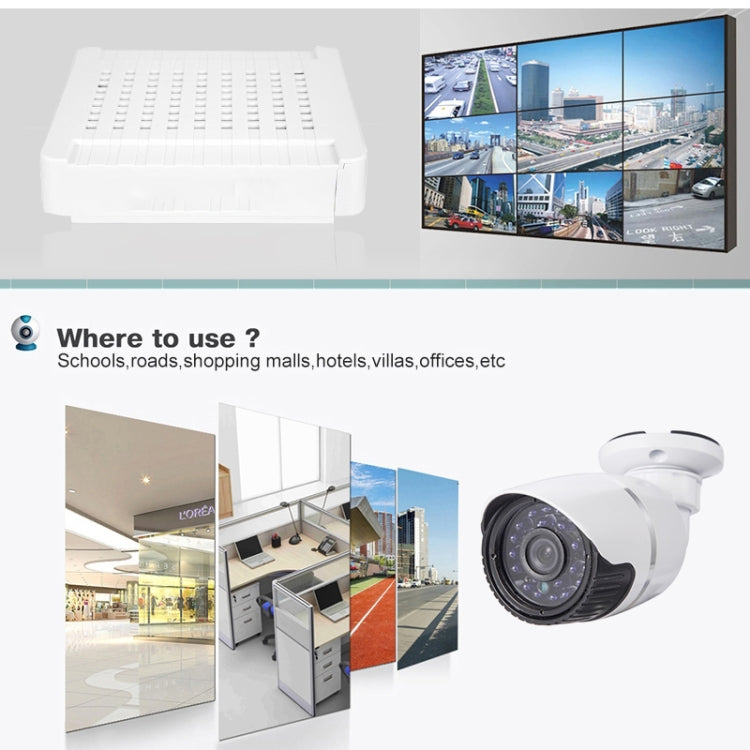 N4B-Mini/L 4 Ch 720P 1.0 ล้านพิกเซลชุด NVR กล้อง IP, รองรับการมองเห็นตอนกลางคืน / การตรวจจับการเคลื่อนไหว, ระยะ IR: 20 ม., N4B-Mini/L