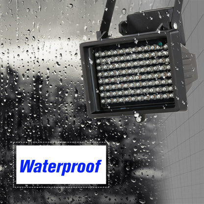 ไฟ LED เสริม 96 ดวงสำหรับกล้อง CCD ระยะ IR: 100 ม. (ZT-496WF) ขนาด: 13x16.8x11 ซม.