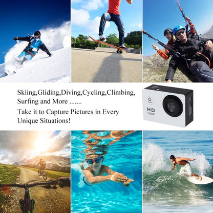 SJ4000 Full HD 1080P 1.5 นิ้ว LCD Sports Camcorder พร้อมเคสกันน้ำ, เซ็นเซอร์ 12.0 Mega CMOS, กันน้ำ 30 ม.